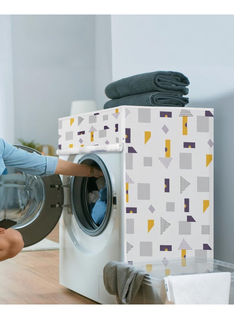 KITCHENOO Portable Dryer Wash Machine Cover - Washer/Dryer Protector Full Covered for Bathroom Laundry Dorm Electric - Image 1